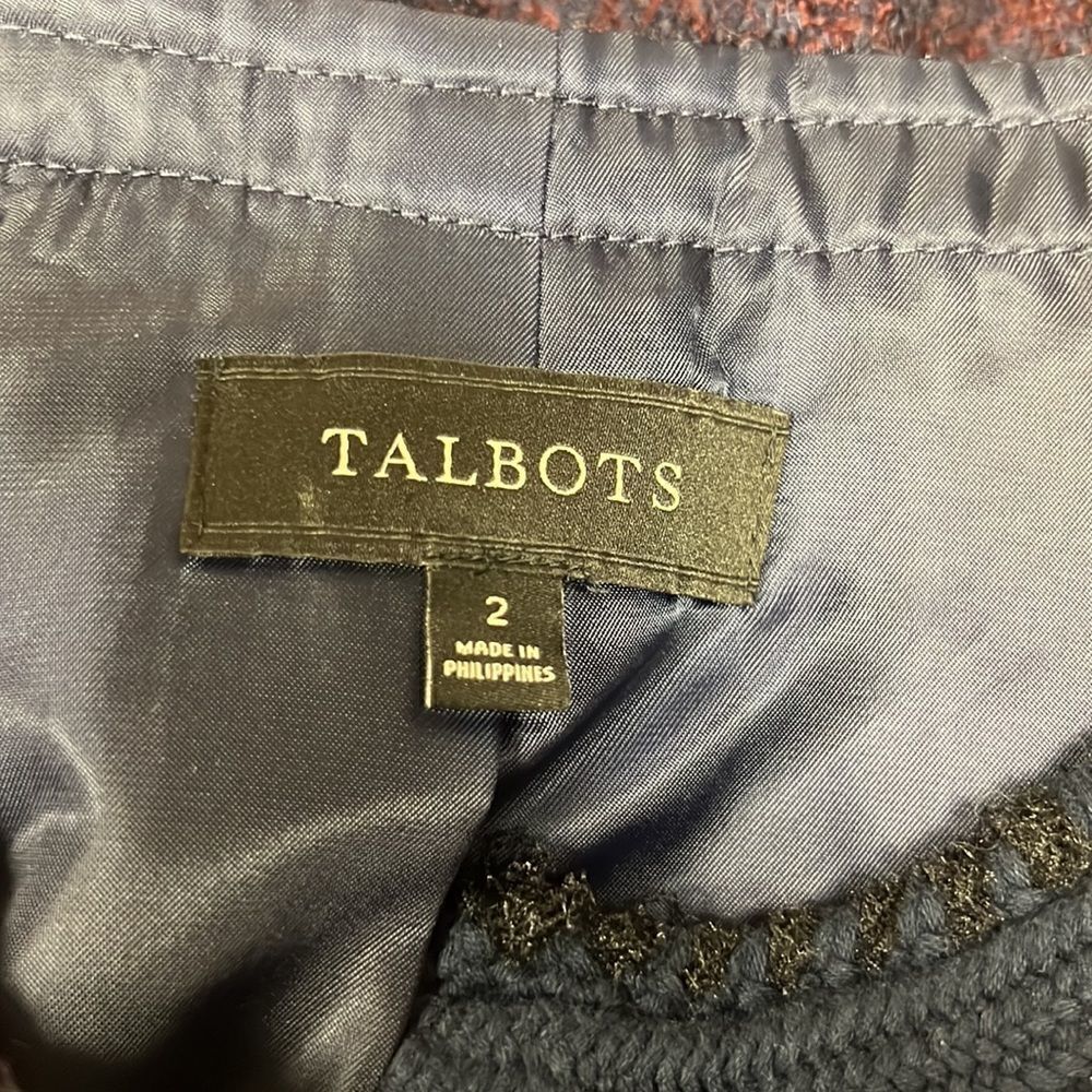 👠Talbots boiled wool jacket Size 2 - image 6